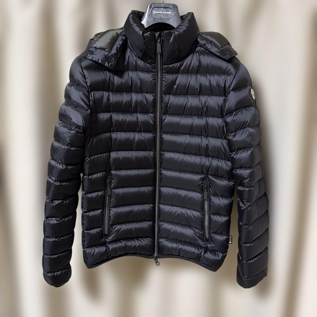 値下げほぼ未使用品Cape Horn ブラック ダウンジャケット