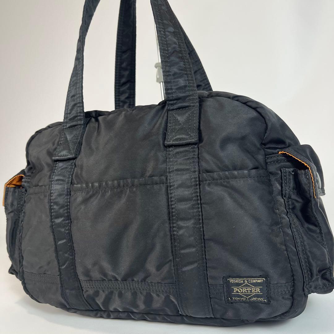 PORTER　ボストンバック　タンカー　ブラック　ハンドバック　日本製