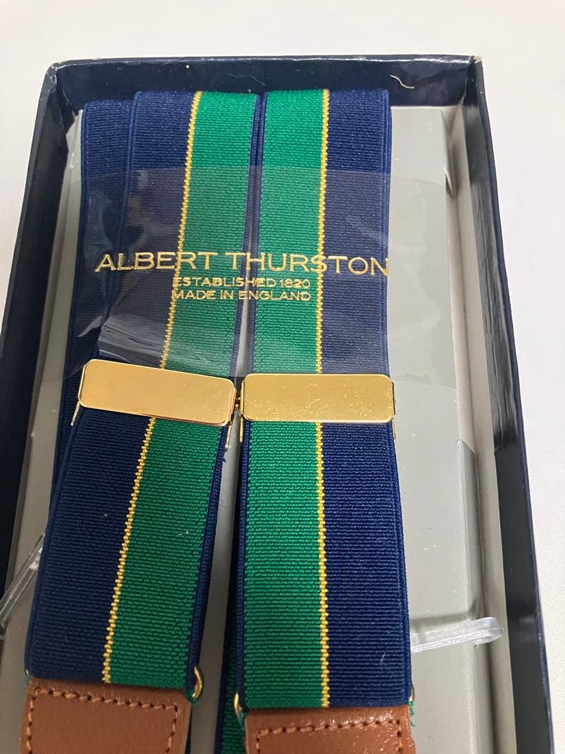  THURSTON サスペンダー Lサイズ ストライプ