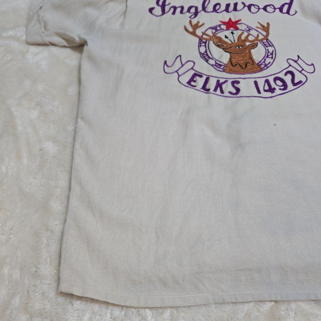 超希少 ELKS エルク ボーリングシャツ ヴィンテージ チェーンステッチ
