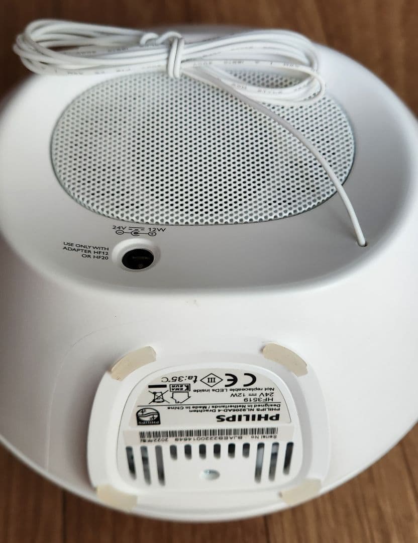 【動作確認】PHILIPS ウェイクアップライト 光目覚まし時計 HF3519