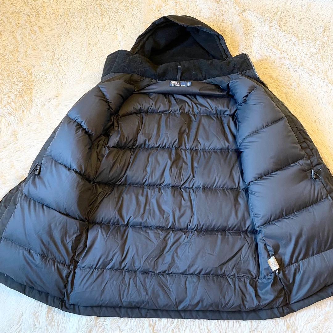 美品✨POLO RALPH LAUREN ロング ダウンジャケット ブラック
