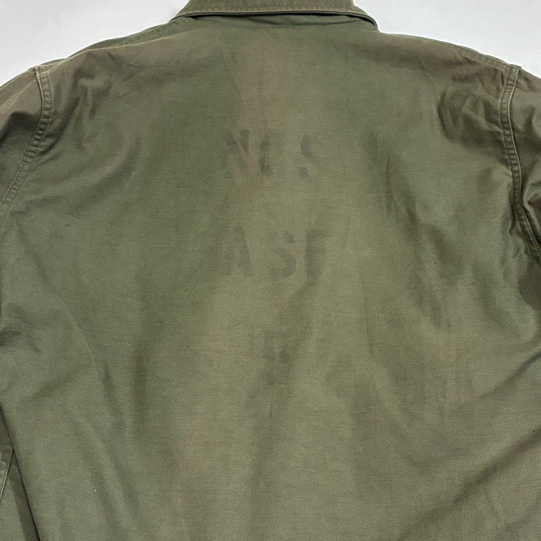 80s 米軍 A-2 希少 ステンシル入り デッキジャケット 42-44 裏ボア