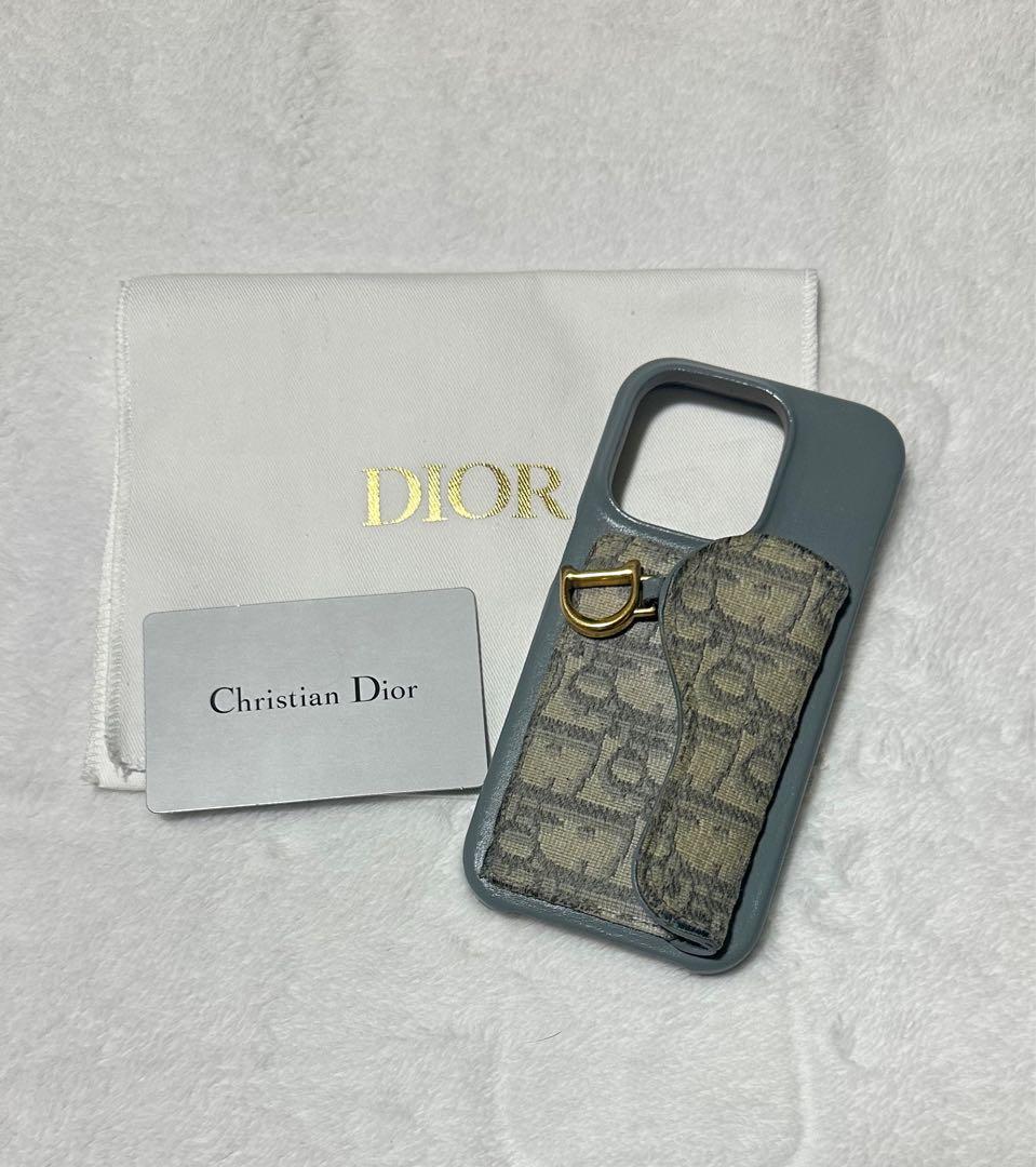 最終価格 DIOR iPhone14プロ トロッター サドルケース