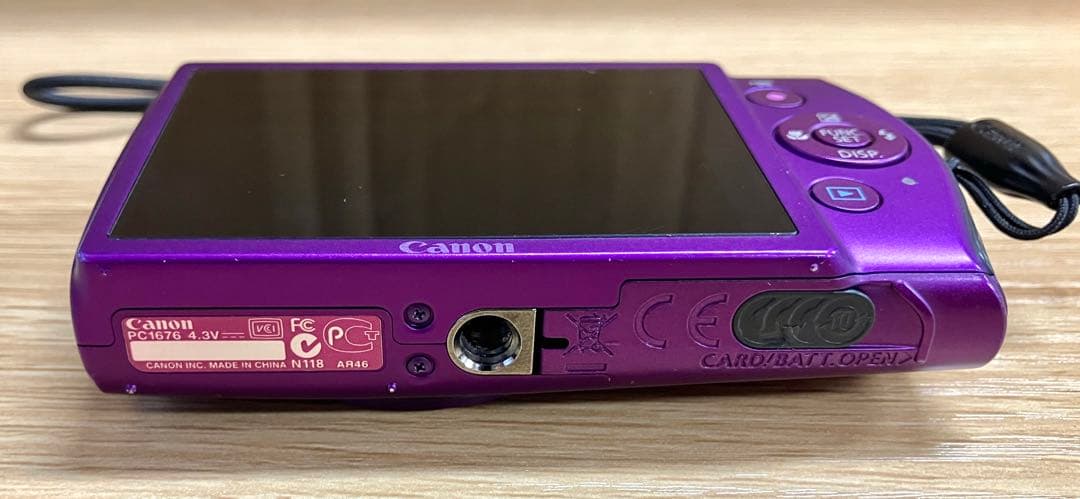 動作確認済 Canon IXY600F デジカメ パープル デジタルカメラ