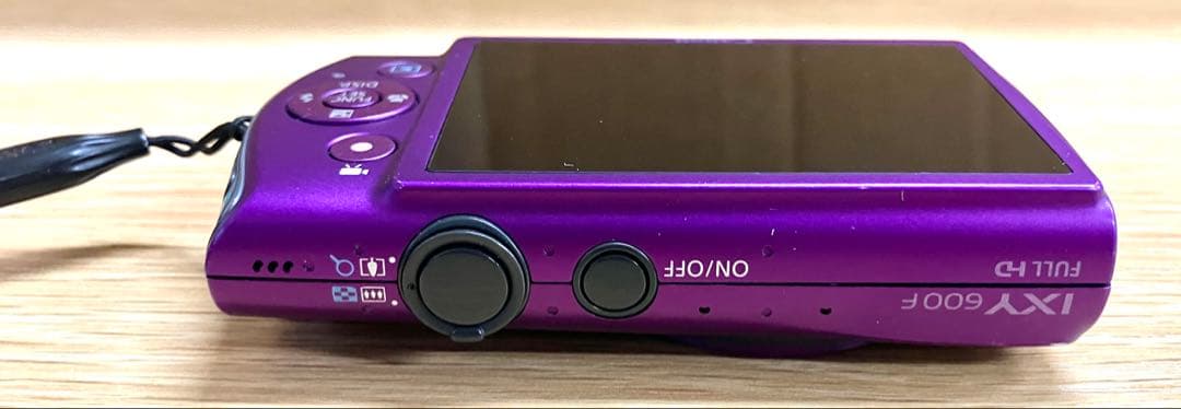 動作確認済 Canon IXY600F デジカメ パープル デジタルカメラ