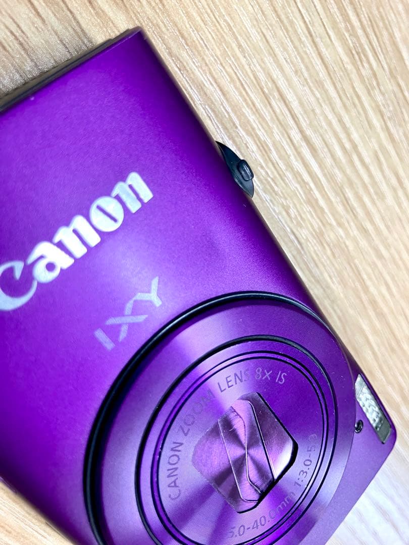 動作確認済 Canon IXY600F デジカメ パープル デジタルカメラ