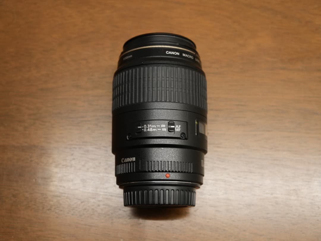 Canon EF 100mm f/2.8 macro USM (フィルター付き)