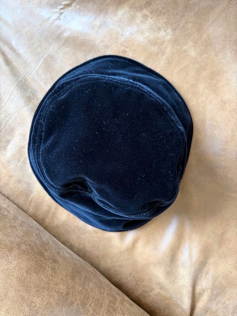 miumiu (ミュウミュウ) バケットハット 帽子 ロゴ刺繍 ブラック L