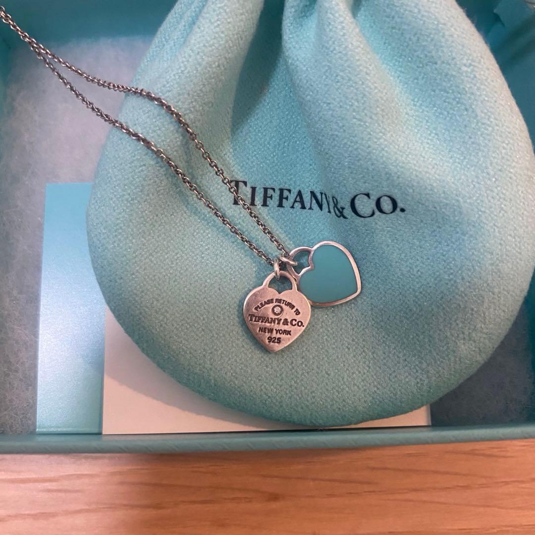 TIFFANY リターントゥティファニー ダブルハート　ネックレス