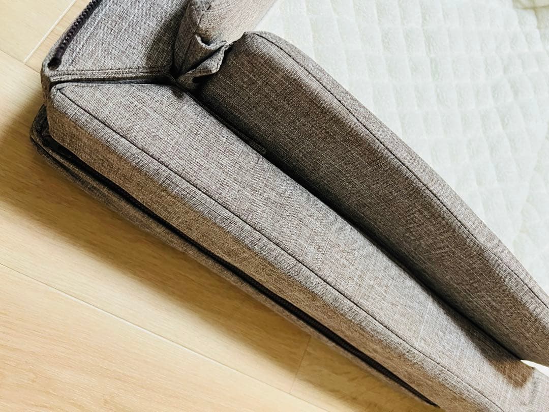 美品！ファルスカ コンパクトベッドフリー メランジブラウン