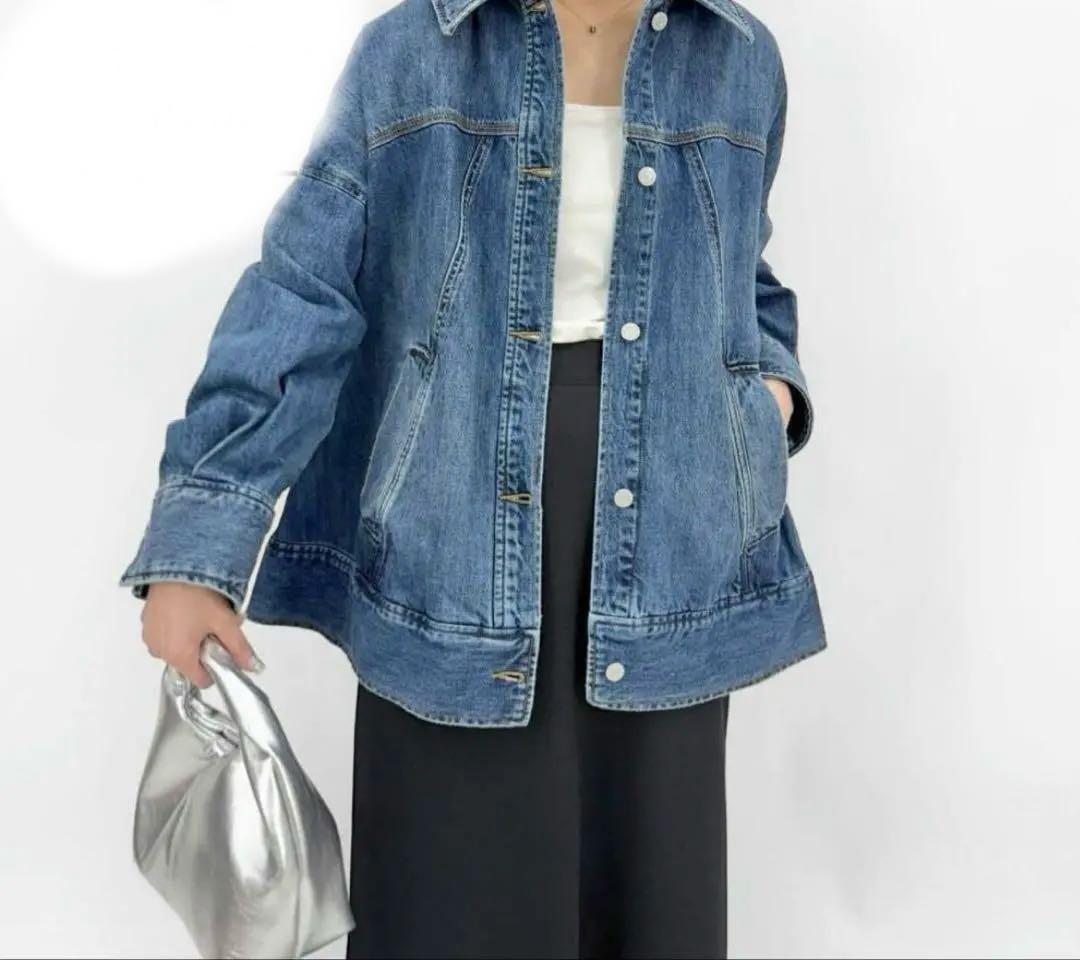 新品☆カフネ　デニムジャケット