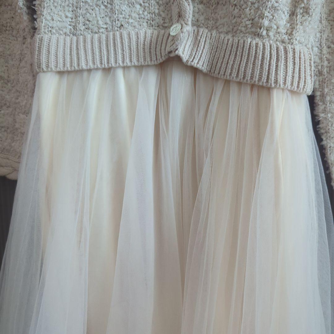 Noela【15周年】ツイードチュールドッキングワンピース ノエラ 完売品