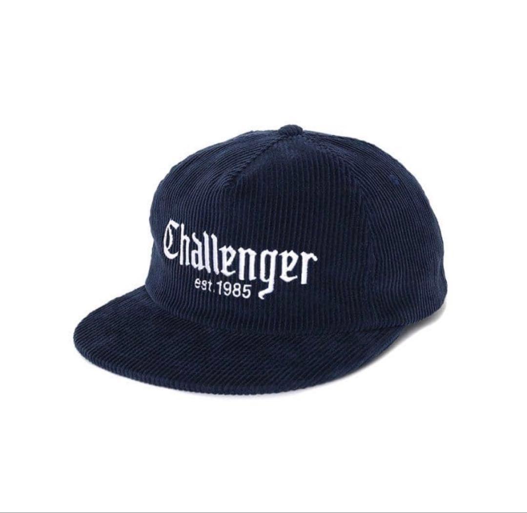 【完売】CHALLENGER CORDUROY CAP NAVY チャレンジャー