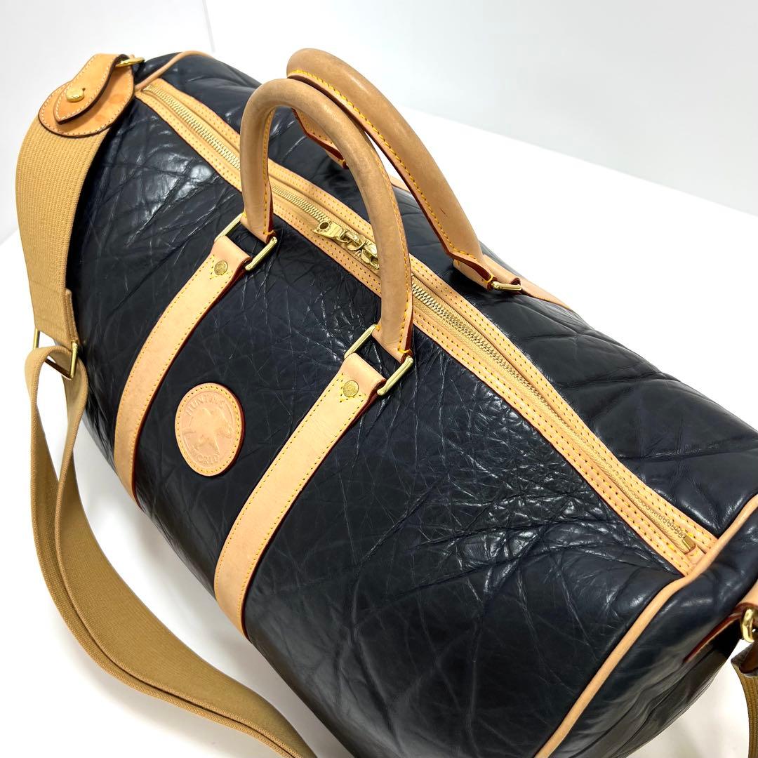 ハンティングワールド　トラベルバッグ　レザー　2WAY　トラベル　旅行