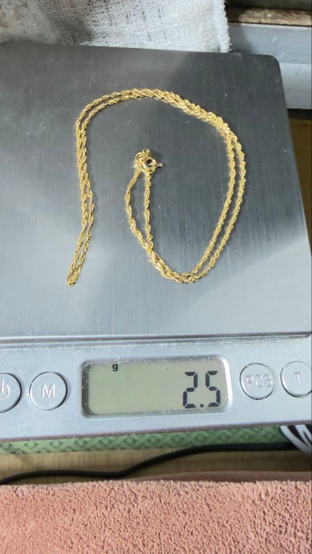 s*o様 k18 k22 金 ネックレス　本物鑑定済み