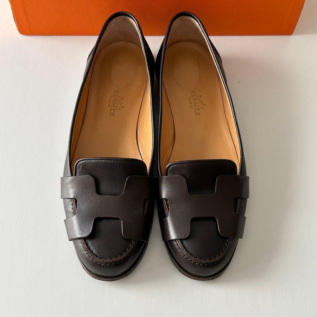 HERMES ローファー　36 1/2