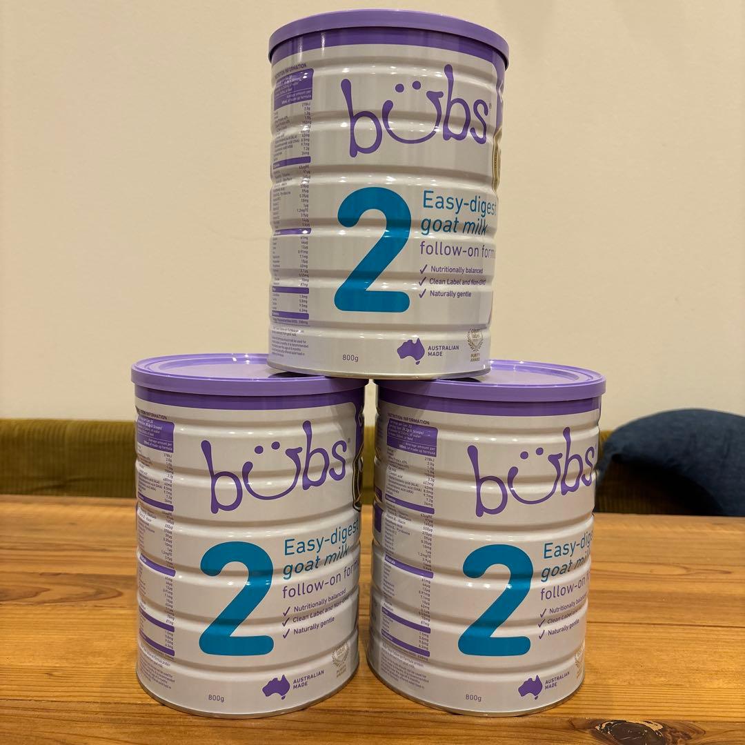 bubs ヤギミルク　step2 3缶セット