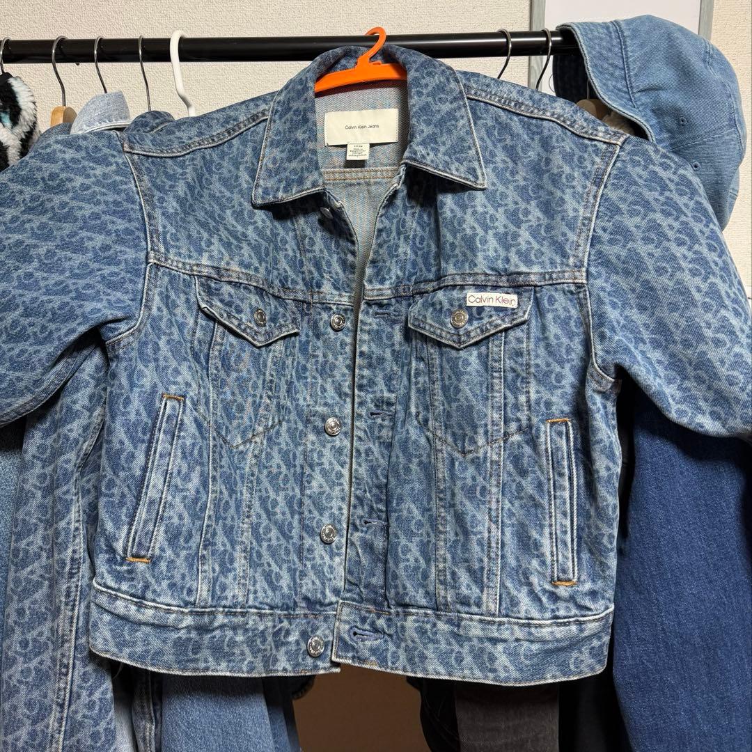 カルバンクライン デニムジャケット　90's logo ミンギュ
