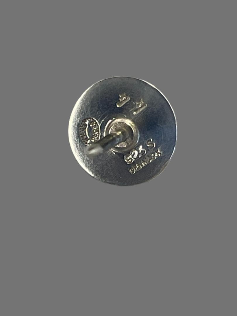   ジョージジエンセン カフス ヘマタイトとタイタック