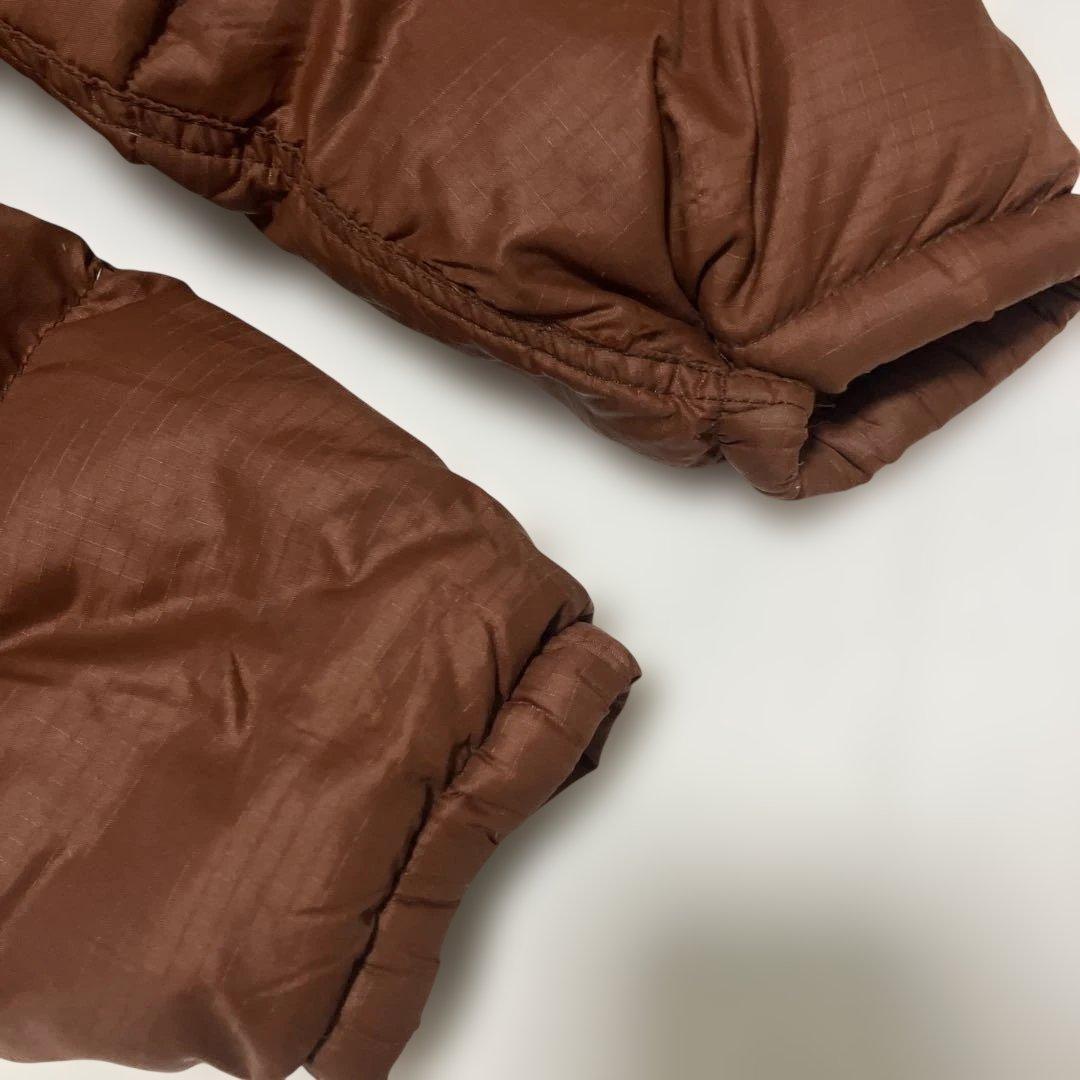 70s ノースフェイス 茶タグ ナイロン ダウンジャケット USA製 TALON