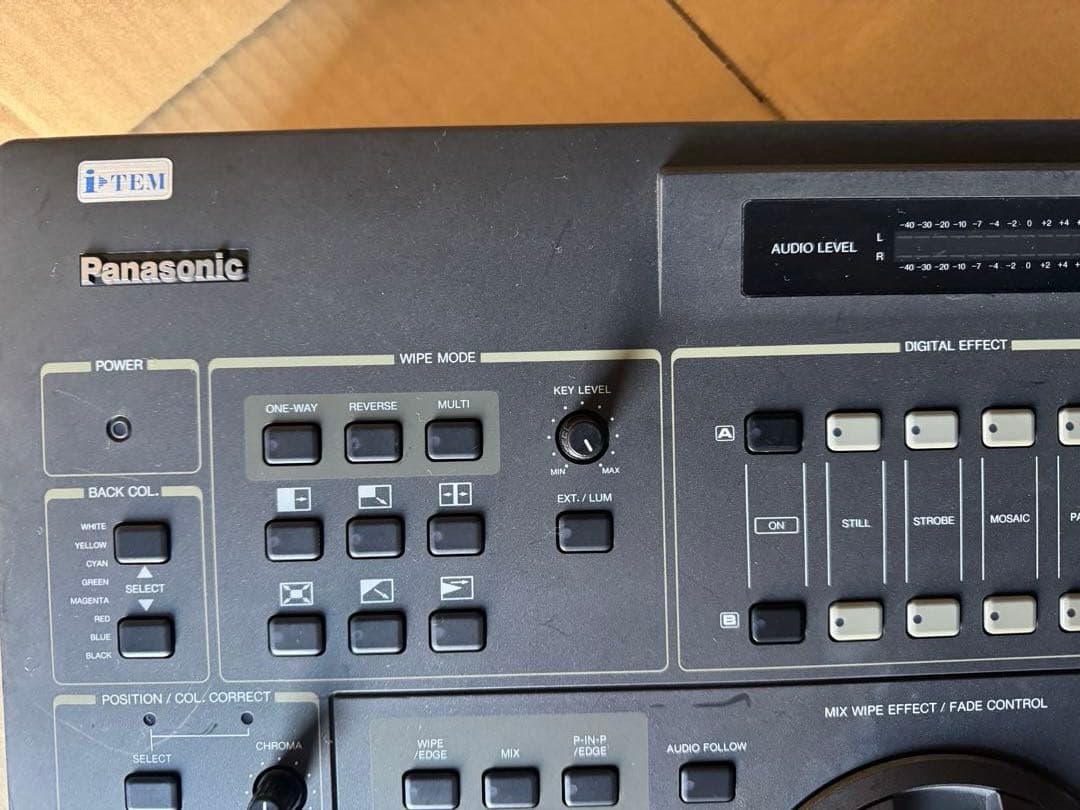 Panasonic デジタルAVミキサー WJ-AVE7 動作品