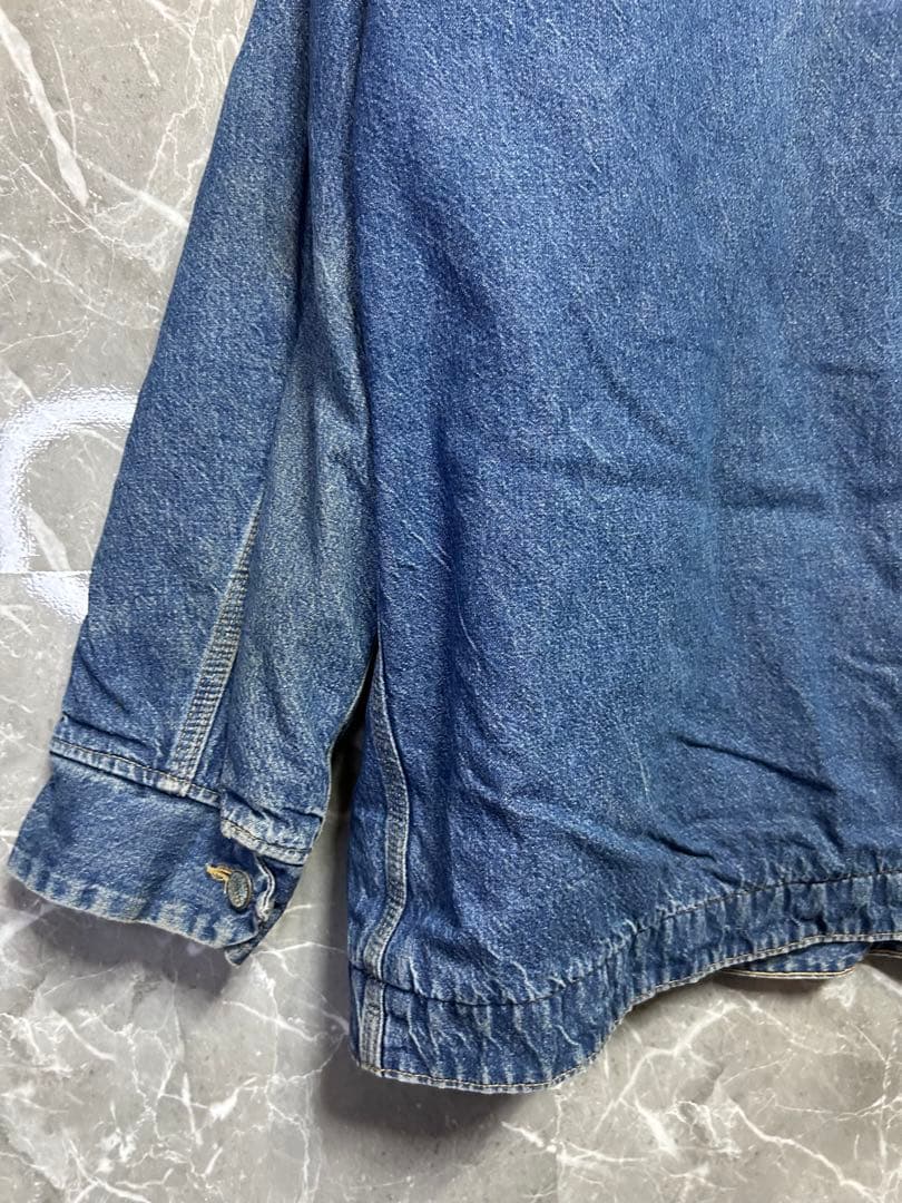 USA製 Roebucks デニムカバーオールXL相当 90s ヴィンテージ