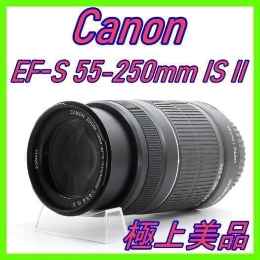 【美品・手ブレ補正】Canon EF-S 55-250mm IS II 望遠