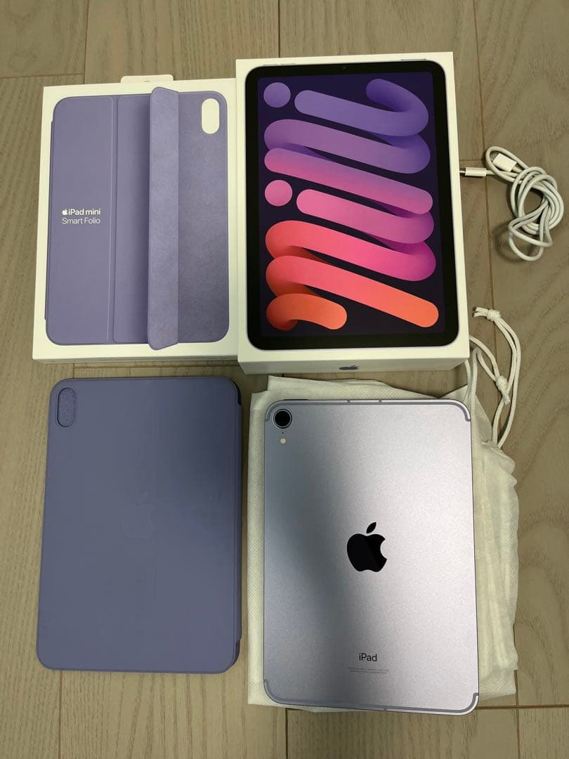 iPad mini 第6世代 Wi-Fi＋Cellular 64GB ラベンダー