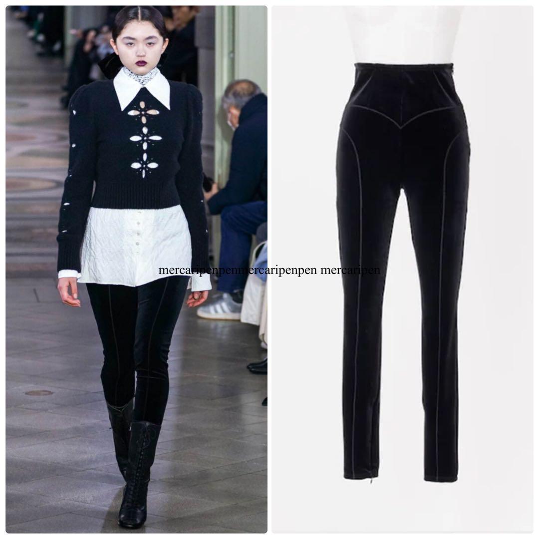 FETICO フェティコ　ベルベット　レギンス　パンツ　サイズ1 24AW