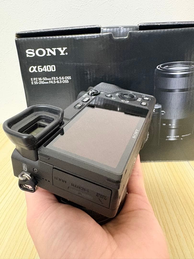 【延長保証付】SONY α6400 ダブルズームキット※本日限定値下