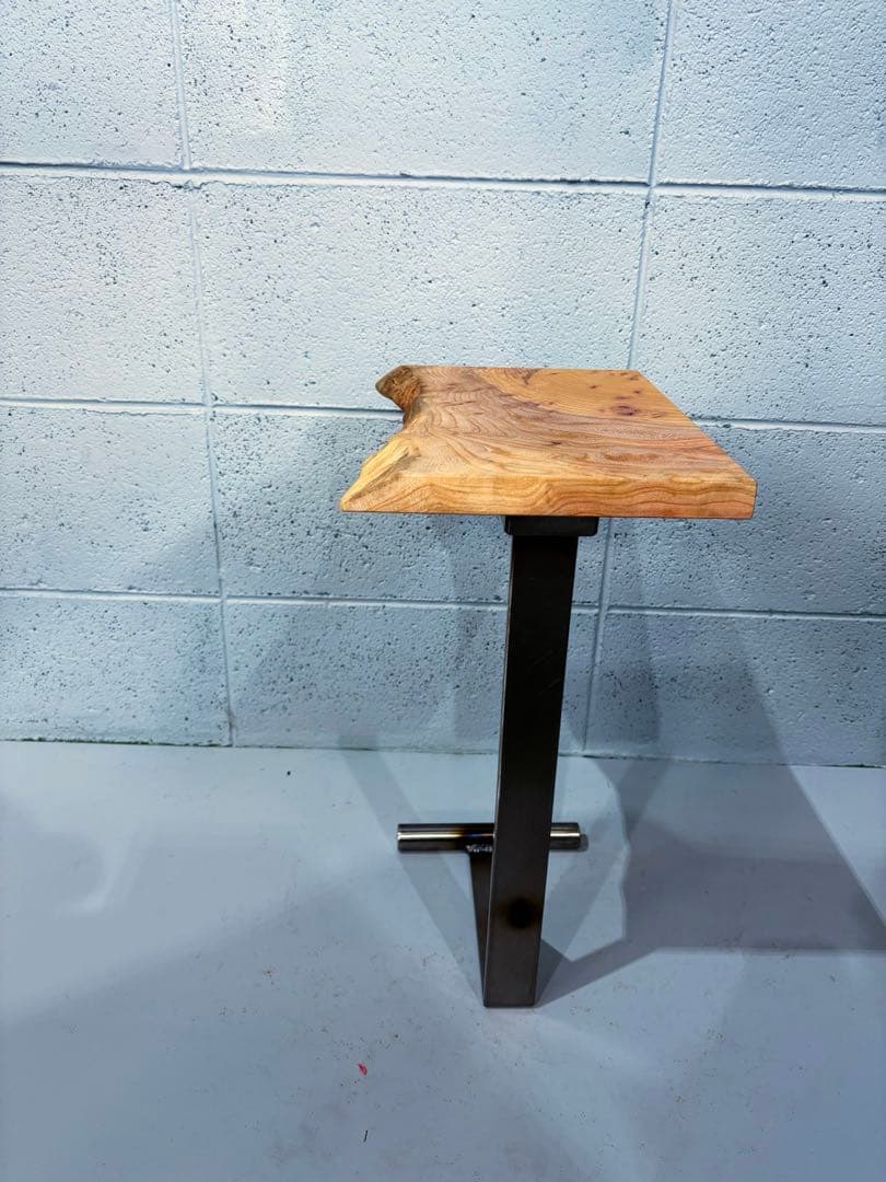 欅材サイドテーブル　コーヒーテーブル　ナイトテーブル　観葉植物置き台