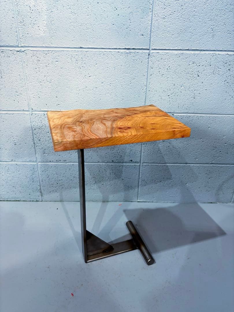 欅材サイドテーブル　コーヒーテーブル　ナイトテーブル　観葉植物置き台