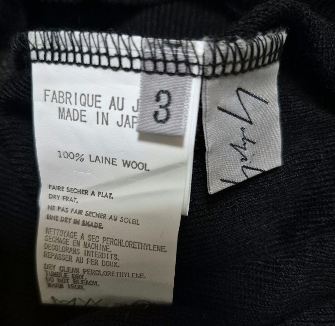 ヨウジヤマモト 薄手 変形 チュニック 春夏 毛100% サイズS