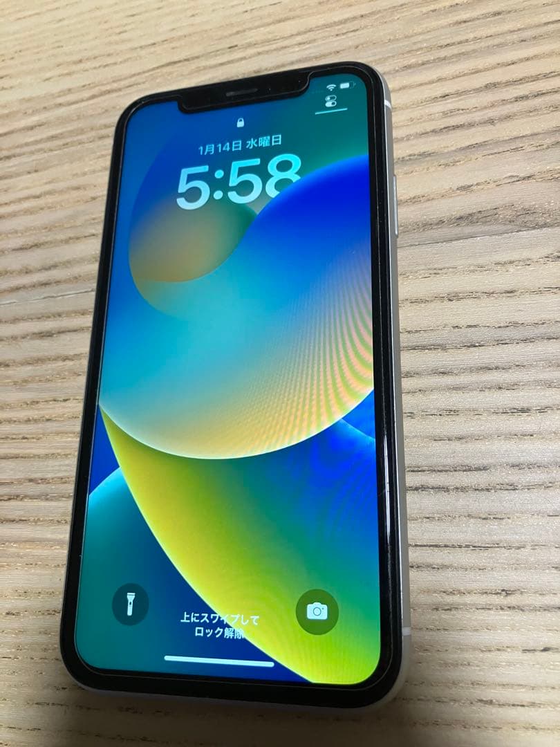 iPhone XR 64GB ホワイト｜SIMロックなし｜初期化済｜動作品｜