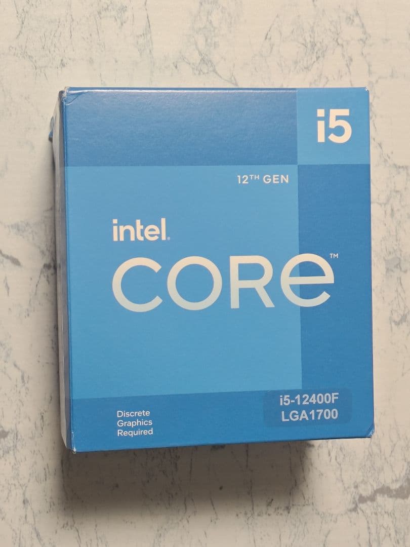 CPU Intel Core i5 12400F 12th Gen CPU