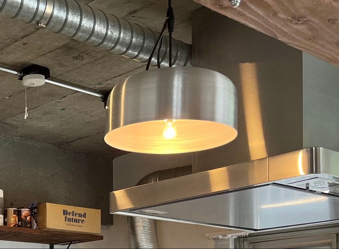 ペンダントライト　アルミ　オリジナル　インダストリアル