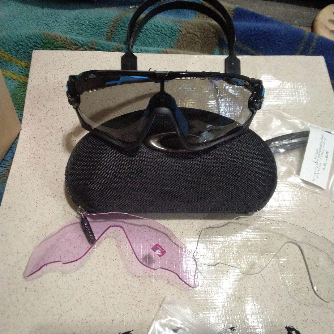 Oakley Jawbreaker サングラス クリア・ピンクレンズ