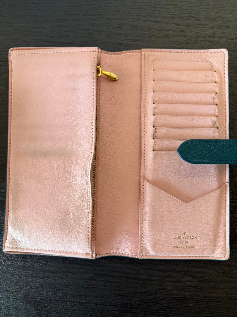 【値下げ不可】ルイヴィトン　LV ヴェルティカル ウォレット　グリーン　長財布