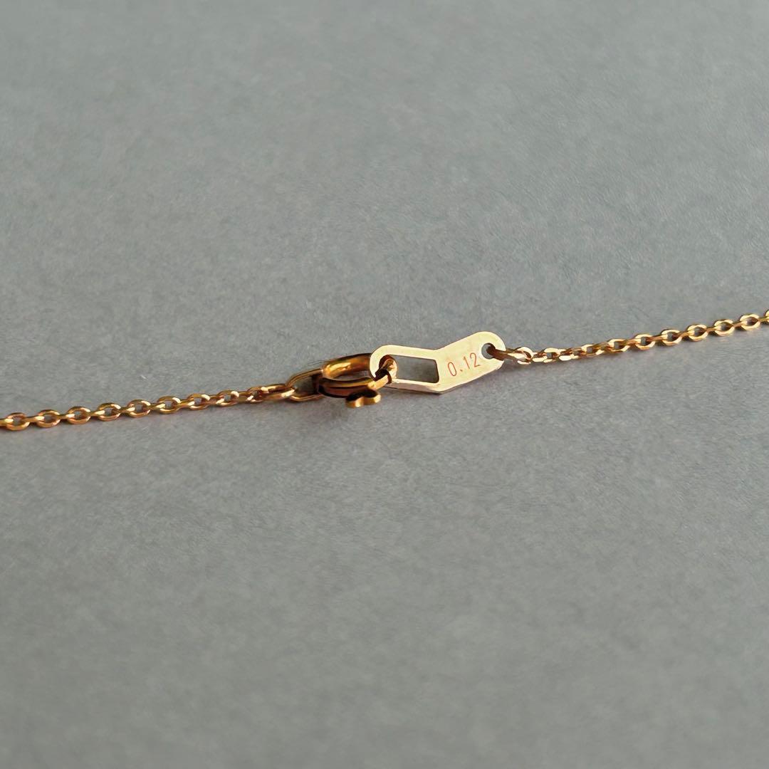 美品　STAR JEWELRY K18 ダイヤモンドネックレス