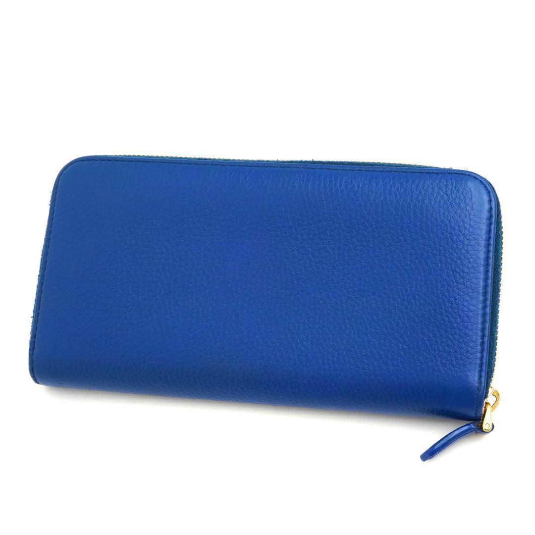 ✨新品未使用✨　PRADA 長財布　アイコン　シボ革　ダイノ　ラウンド