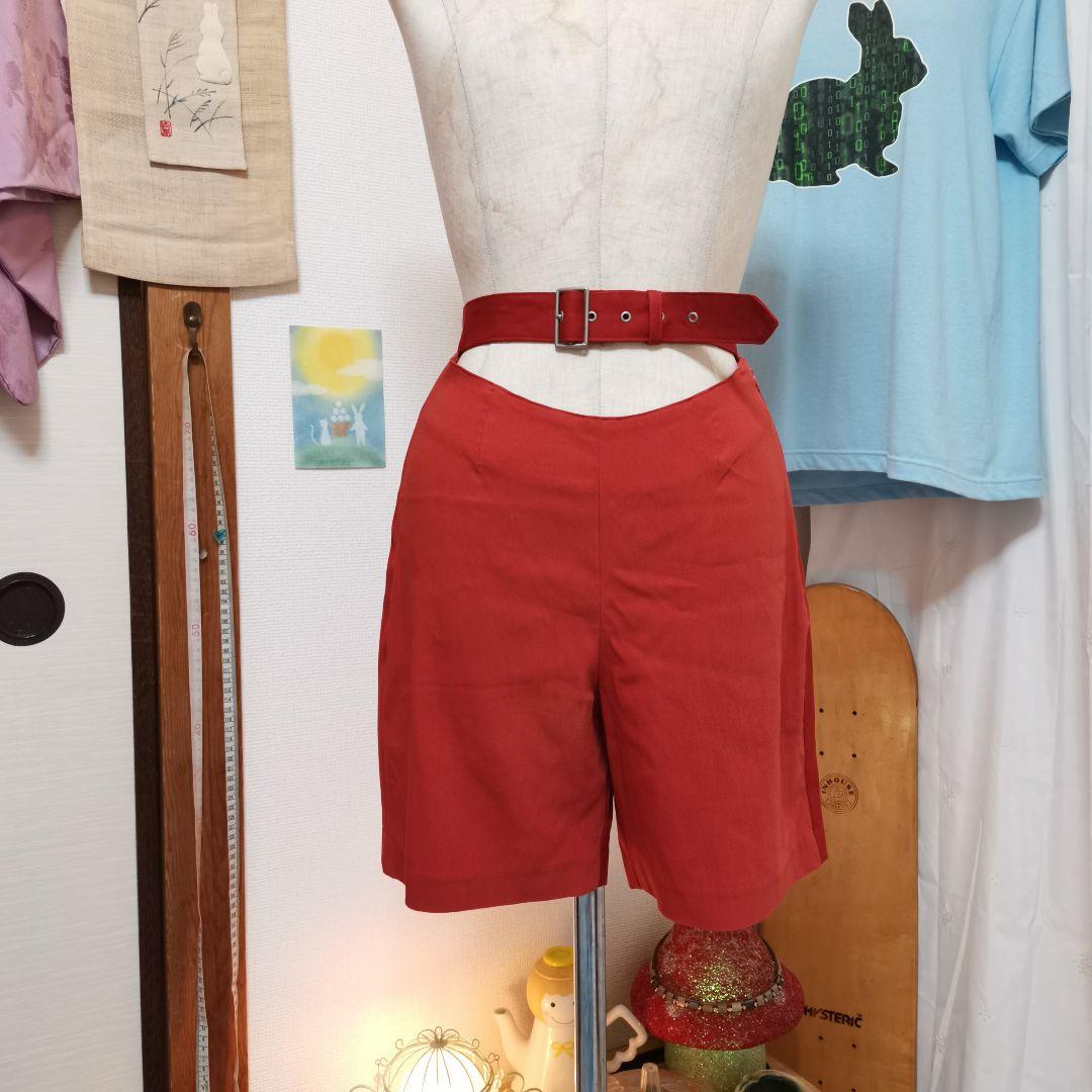 JUNIOR GAULTIER✦同色異素材切替design✧ShortPants