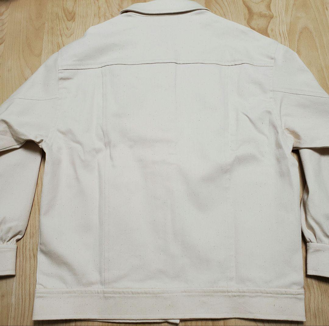 nanadecor デニムジャケット アイボリー オーガニックコットン 完売