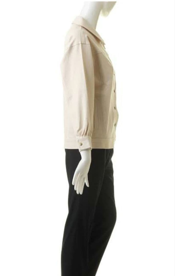 nanadecor デニムジャケット アイボリー オーガニックコットン 完売