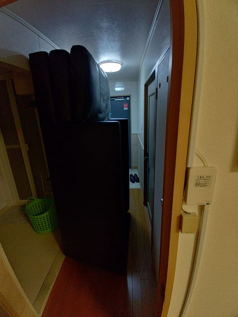 haru　ニトリ　本革コーナソファ　SステイツBLK