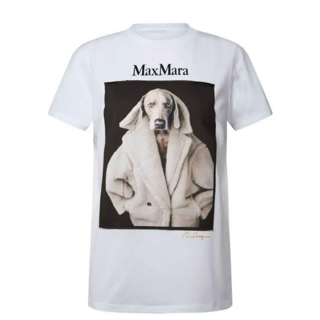 最終お値下げ MAXMARAマックスマーラ 国内 コラボ 犬 Tシャツ