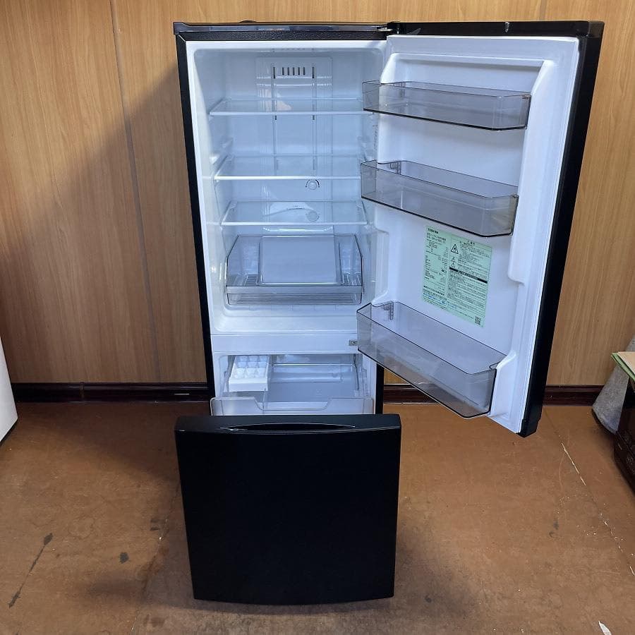 2023年製■東芝 153L 冷蔵庫 GR-U15BS-K ブラック
