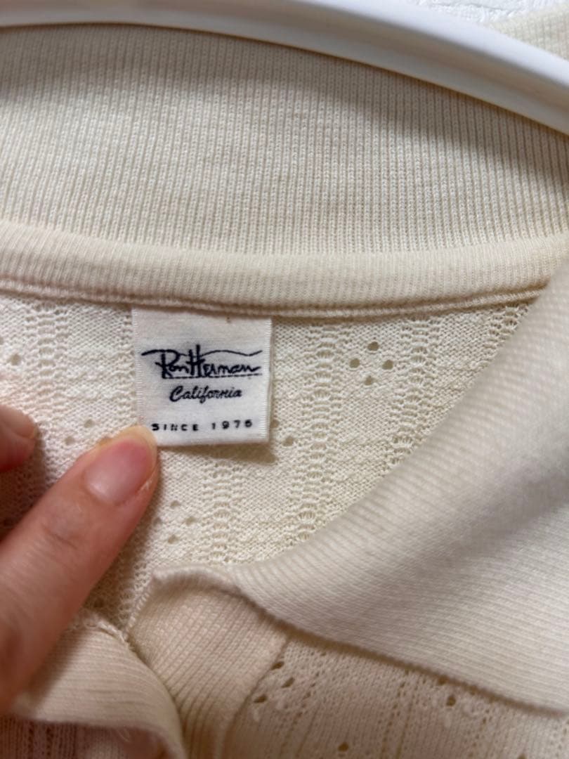 【ロンハーマン】ヒデンフラワー　ポロトップ　XS