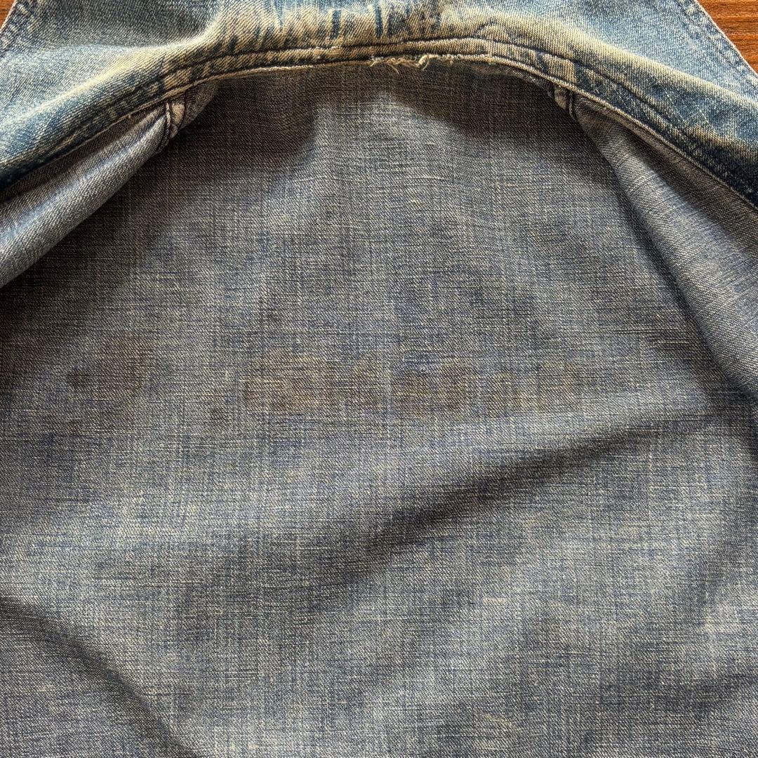 セ*ド様 40s USNAVY ショールカラー カバーオール ステンシル　ヘチマ