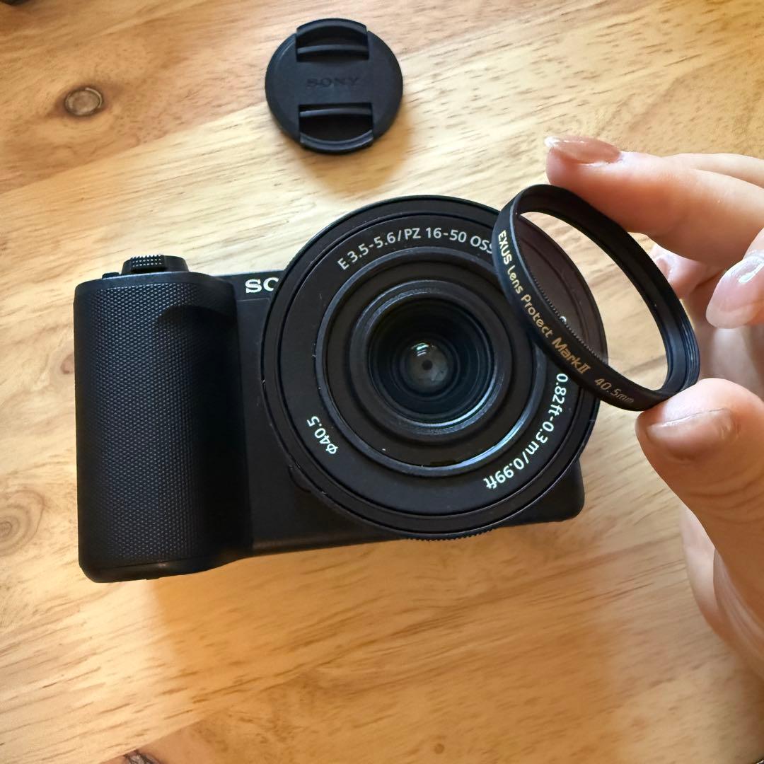 【最終お値下げ】SONY ZV-E10 II＋シューティンググリップ+レンズ保護